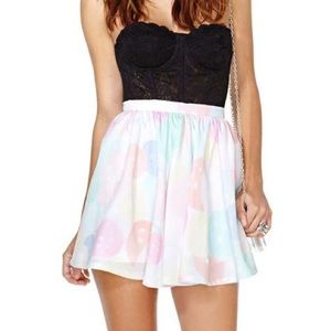 NWT Nasty Gal balloon skater skirt